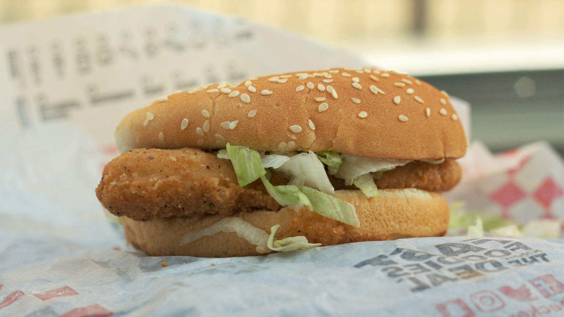 22. Big chicken at Checkers